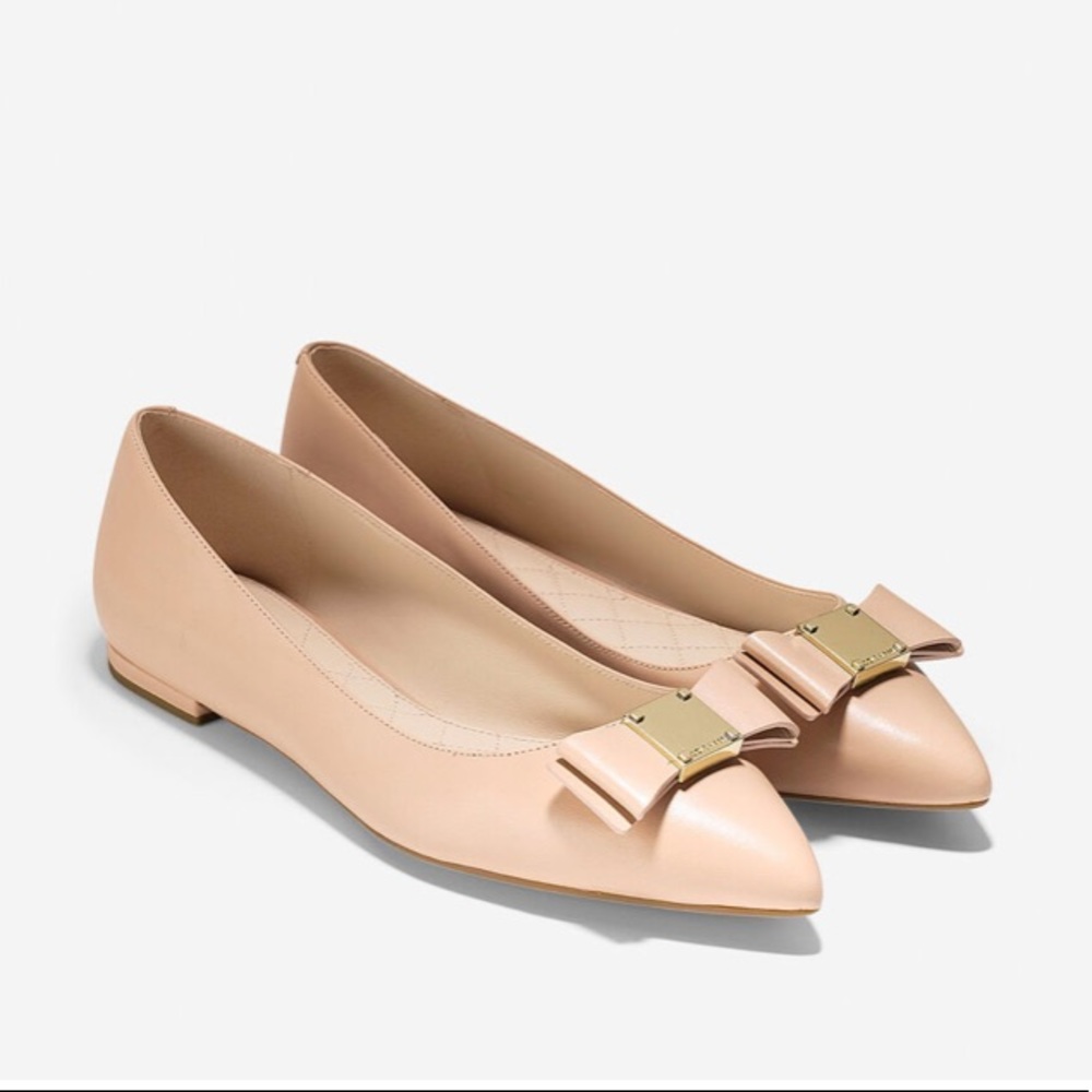 Cole Haan tali bow skimmer flats